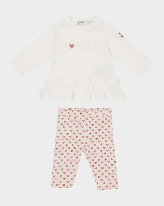 Girl's Ruffle Top & Leggings Set, Size 6M-